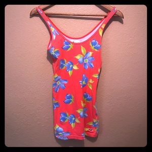 Hollister Sz small floral tank top